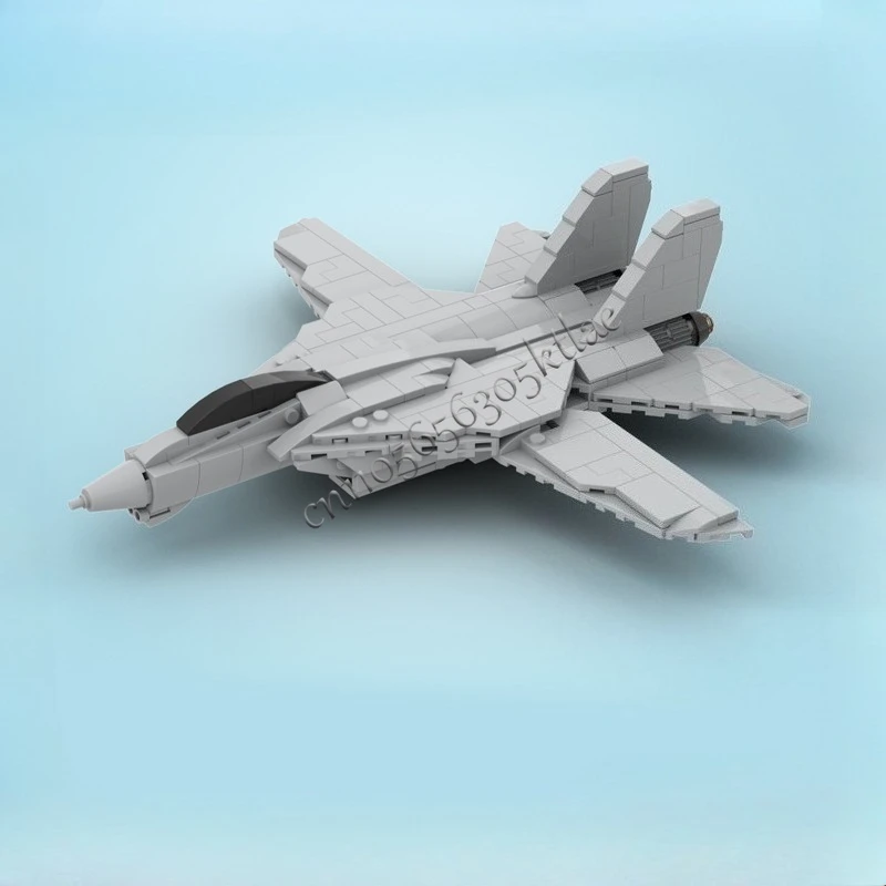 350 Teile MOC Berühmter Film F14 Tomcat Militärkampfmodell Zusammengebaut Pädagogisch Kreativ Für Kinder Spielzeug Überraschung Weihnachtsgeschenk