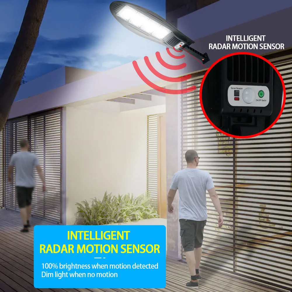Solar Street Light With Motion Detector Outdoor Sun Lamp  Super Bright Remote Garage Wall Light Sunlight Solar Garden Lighting - Image 4
