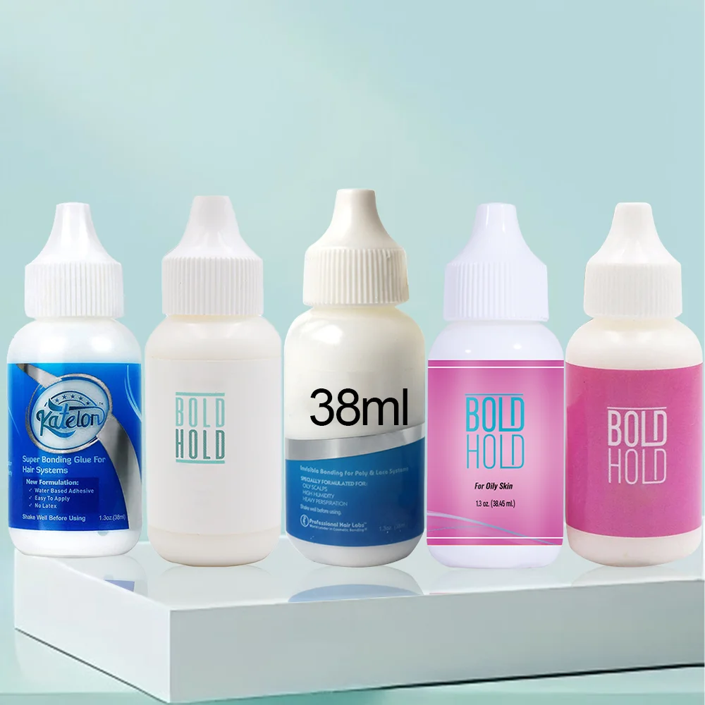 

Wig Glue Waterproof Front Lace Wig Glue Private Label Strong Hold Lace Glue Wig Accessories for Frontal Closure Toupee 38ml