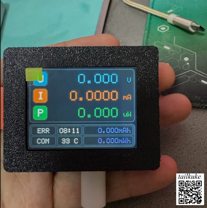 5.5-digit Voltage and Current Meter UA Ammeter, PC Software Isolated Communication