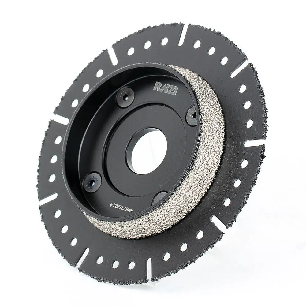 Raizi 125mm/5inch Diamond Cutting Disc Chamfer Disc for KG Pipe HT Pipe PVC Pipe PP Pipe Diamond Cutting Blade Chamfer Blade