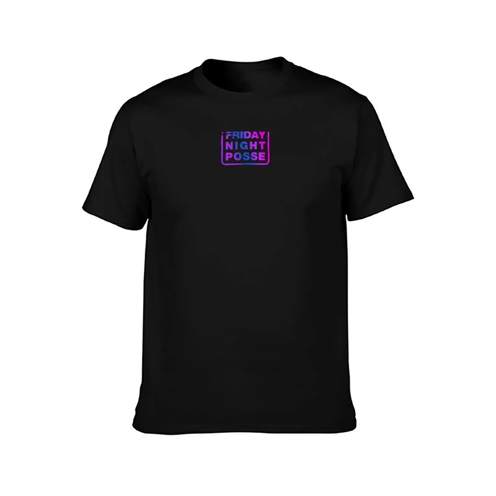 FRIDAY NIGHT POSSE colour logo T-Shirt Plus Size Quick Dry Sports Tee
