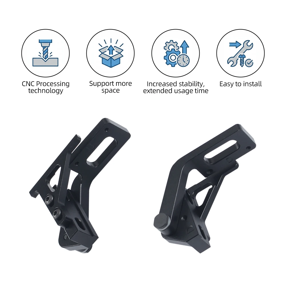 Zawias metalowy CNC do drzwi Bambu X2D P2S 180/270 °   Zestaw ulepszający do drukarki 3D Bambu P2S — zdjęcie produktu 2