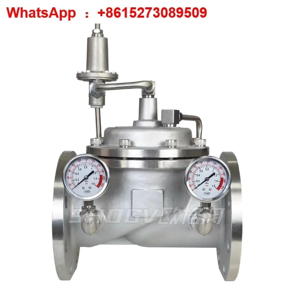 

Stainless Steel Adjustable Pressure Reducing Valve 200X-16P Tap Water Pilot Operated Flange Fire Hydraulic Control Valve