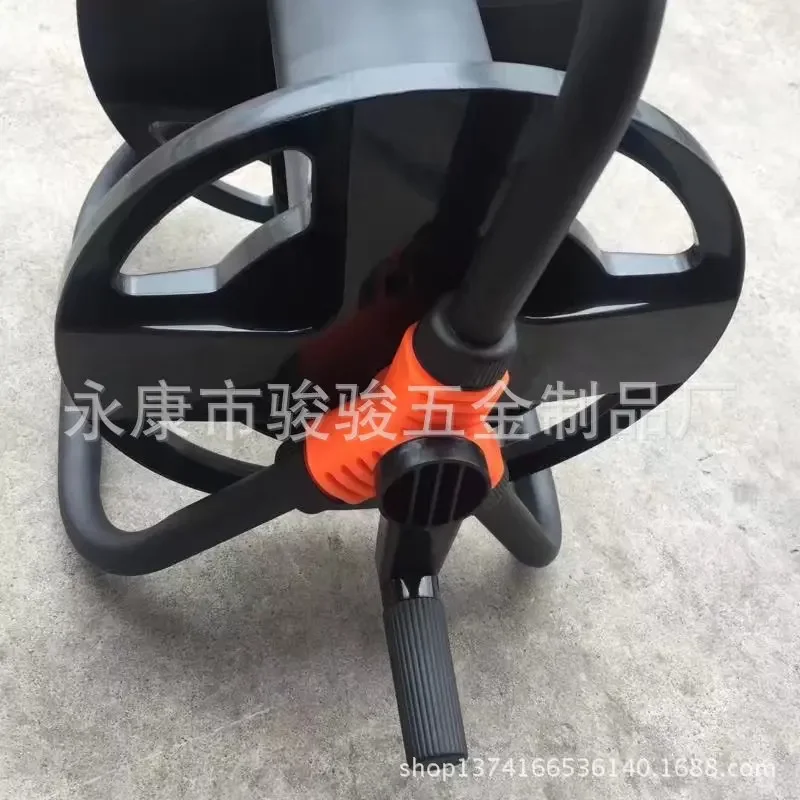 Perfect 26 * 29 * 36Cm Black Water Pipe Car Reel Garden Pipe Storage Car Coil Tool Water Pipe Rack