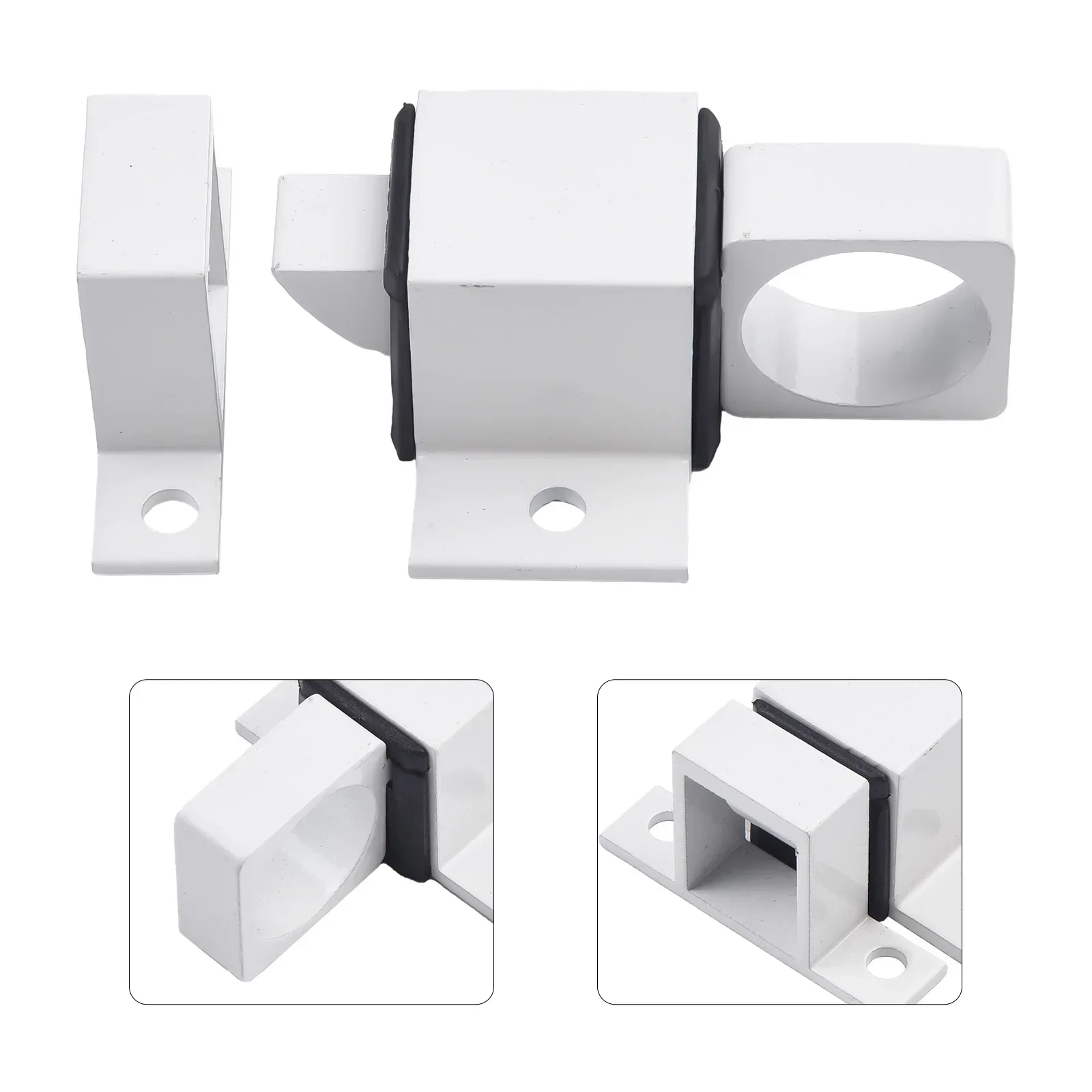 Square Self Closing Bolt Utomatic Latch Utomatic Latch SASH Door Security Automatic For Any Door Or SASH Setup.