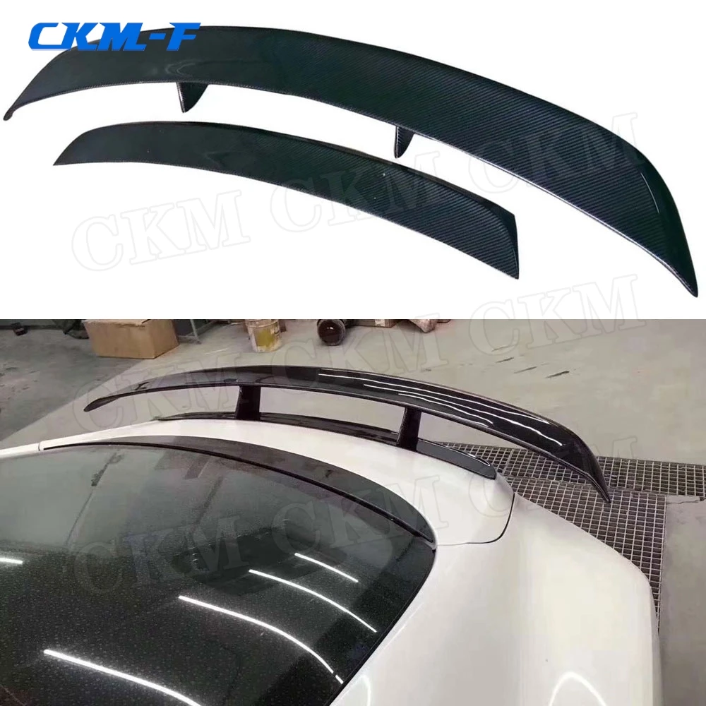 Carbon Fiber Rear Spoiler Trunk Boot Lip Wing Fit For Bentley Con tinental GT Coupe 2 Door Only 2012-2018 FRP Trunk Spoiler