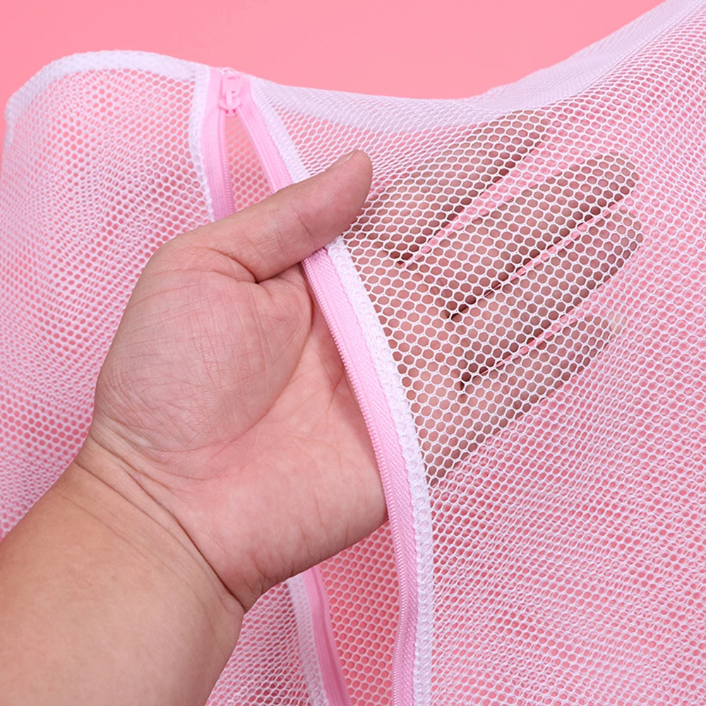 1/2/4PCS Zipped Laundry Bags Reusable Washing Machine Clothing Care Washing Bag Mesh Net Bra Socks Lingerie Underwear Laundry