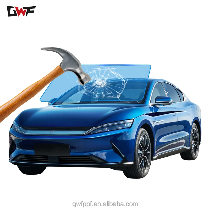 KPU Anti-Scratch Front Window Glass Instant Self Healing Windshield Protection Film UV Proof Car Windscreen Film