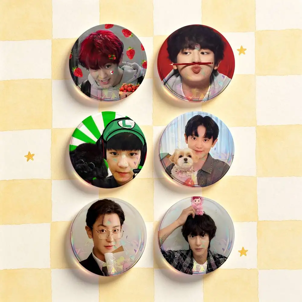 C-Chanyeol Badges Round Nijigen Otaku Culture IP peripheral products 58mm 44mm 32mm 75mm 25mm Mini