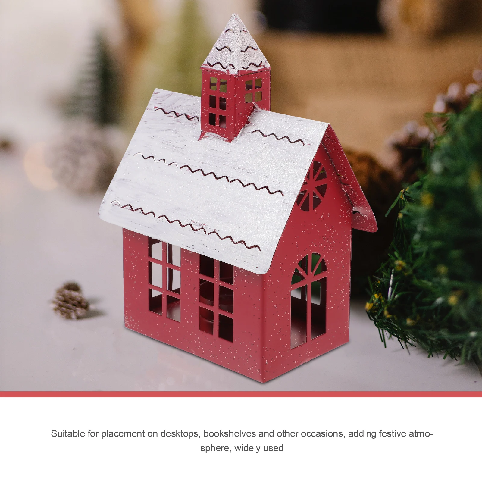 

Desktop Christmas Metal Decoration Sturdy Stable Cute Shape Creating Strong Festive Atmosphere Xmas Ornament