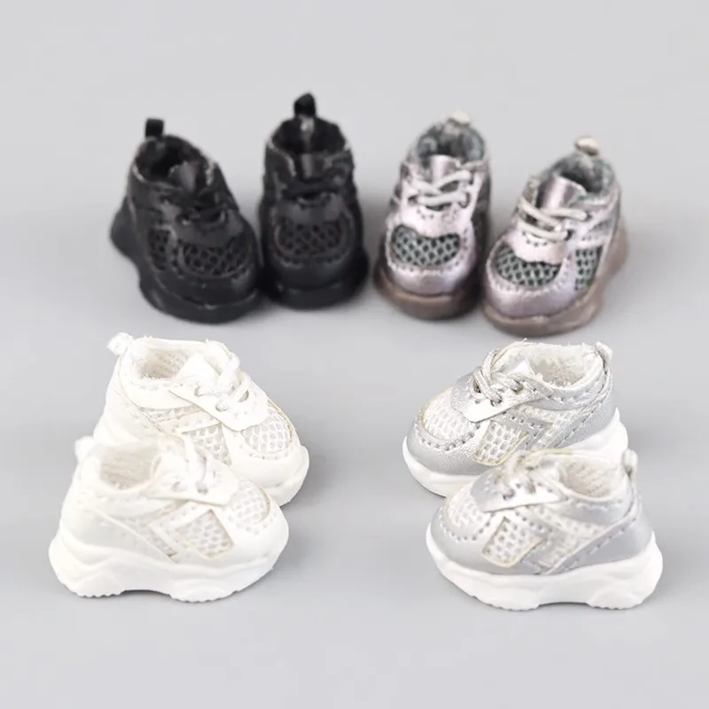 1/12 12 Points Doll Shoes Sneakers Thick Soled Shoes Model Fit p9 p10 Ashi 2.0 Body In Stock
