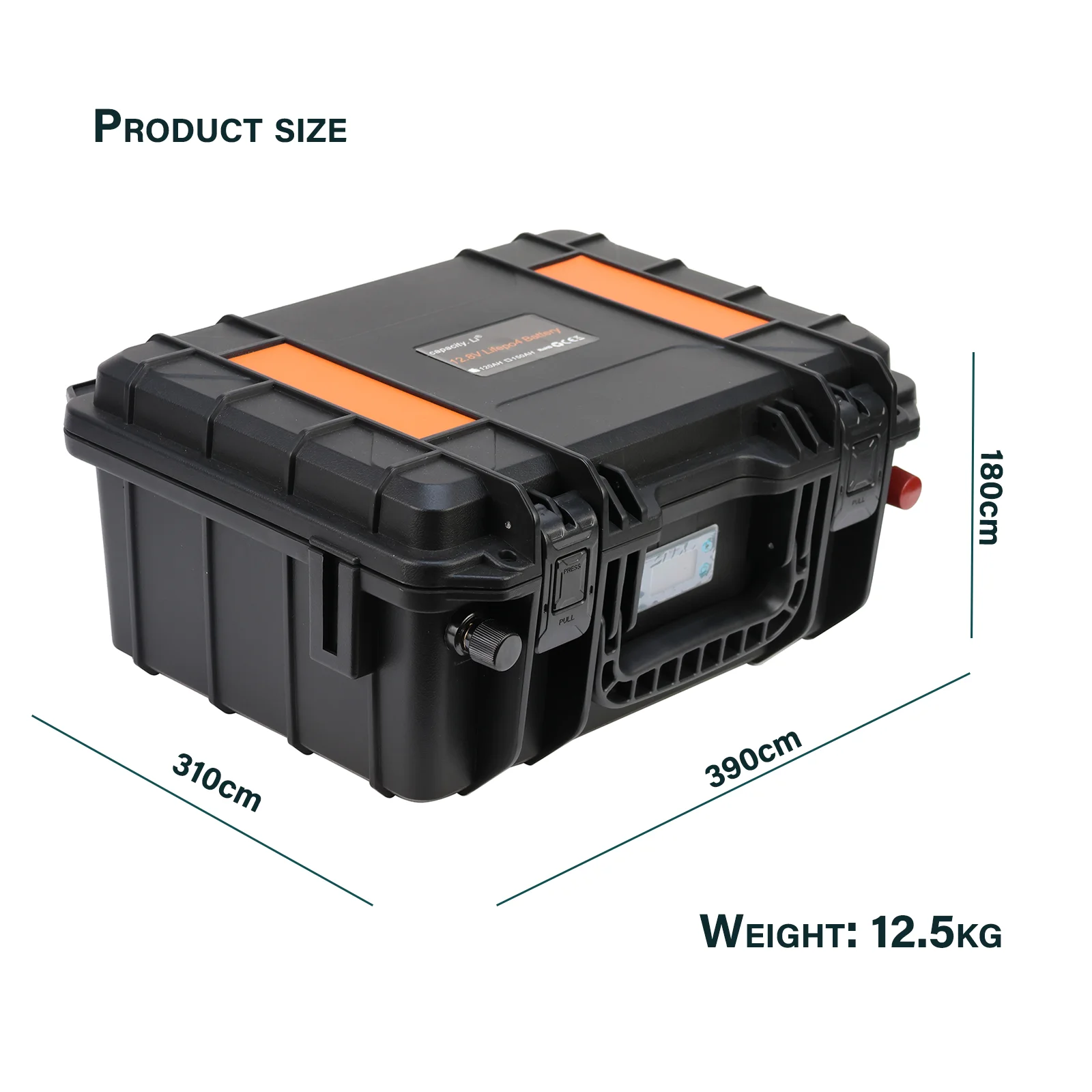 New 12V 100Ah 120Ah Lifepo4 Battery Pack with Built-in BMS LFP Battery for Solar Motor Boat RV