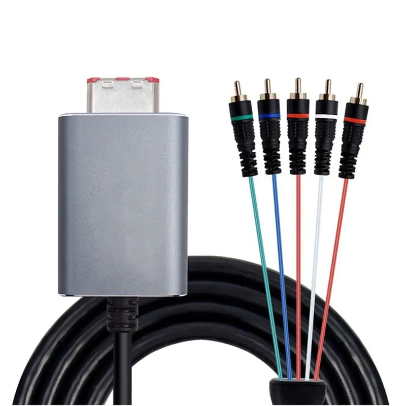 

A01K-Component Video 5RCA Ypbpr Cable For Gamecube NGC Digital AV Output High Quality Image