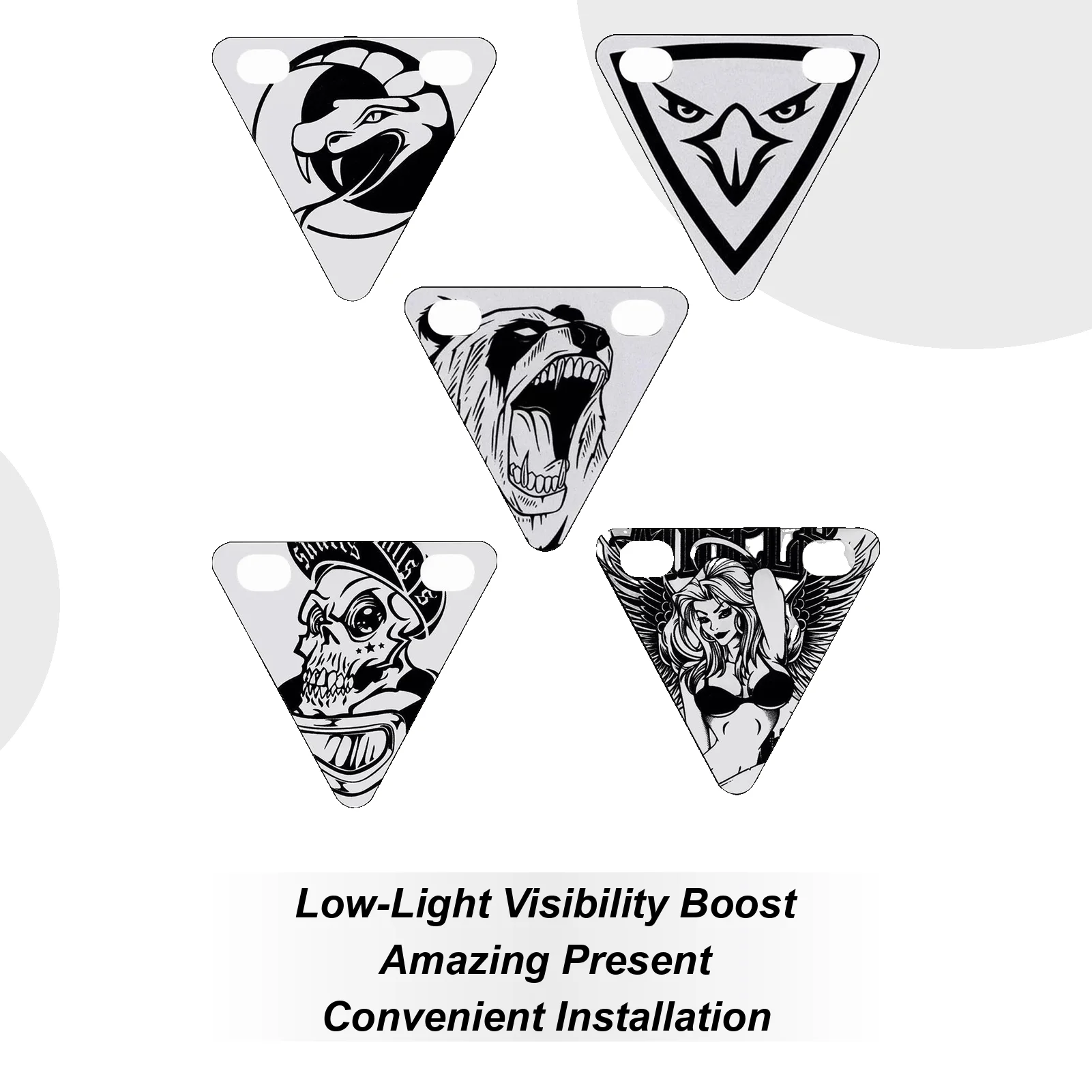 

Велосипедные отражатели для взрослых, велосипедный задний знак, декоративная треугольная пластина для семейных прогулок, взрослых, туристических горов