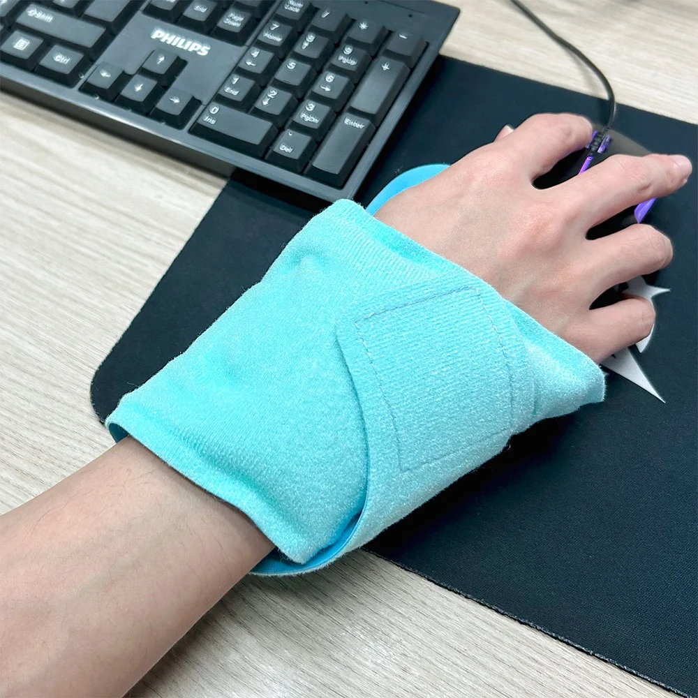 Reusable Hot & Cold Wrist Ice Pack Wrap – Support Brace for Arthritis, Tendonitis, Swelling, Injury Recovery Health Care
