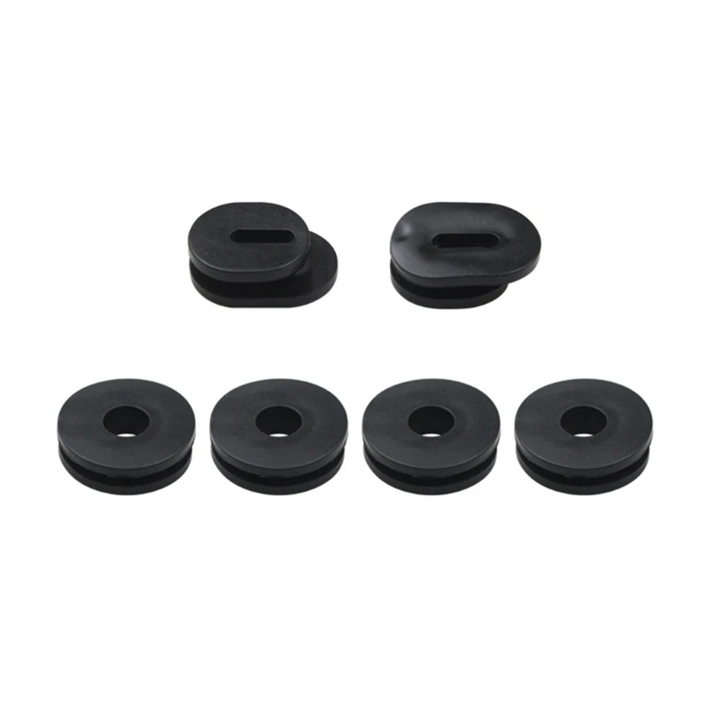 6Pcs/12pcs Motorcycle Side Panel Fairing Washer Spacer Fairing Side Cover Grommets for GS125 Replacement Rubber Gasket