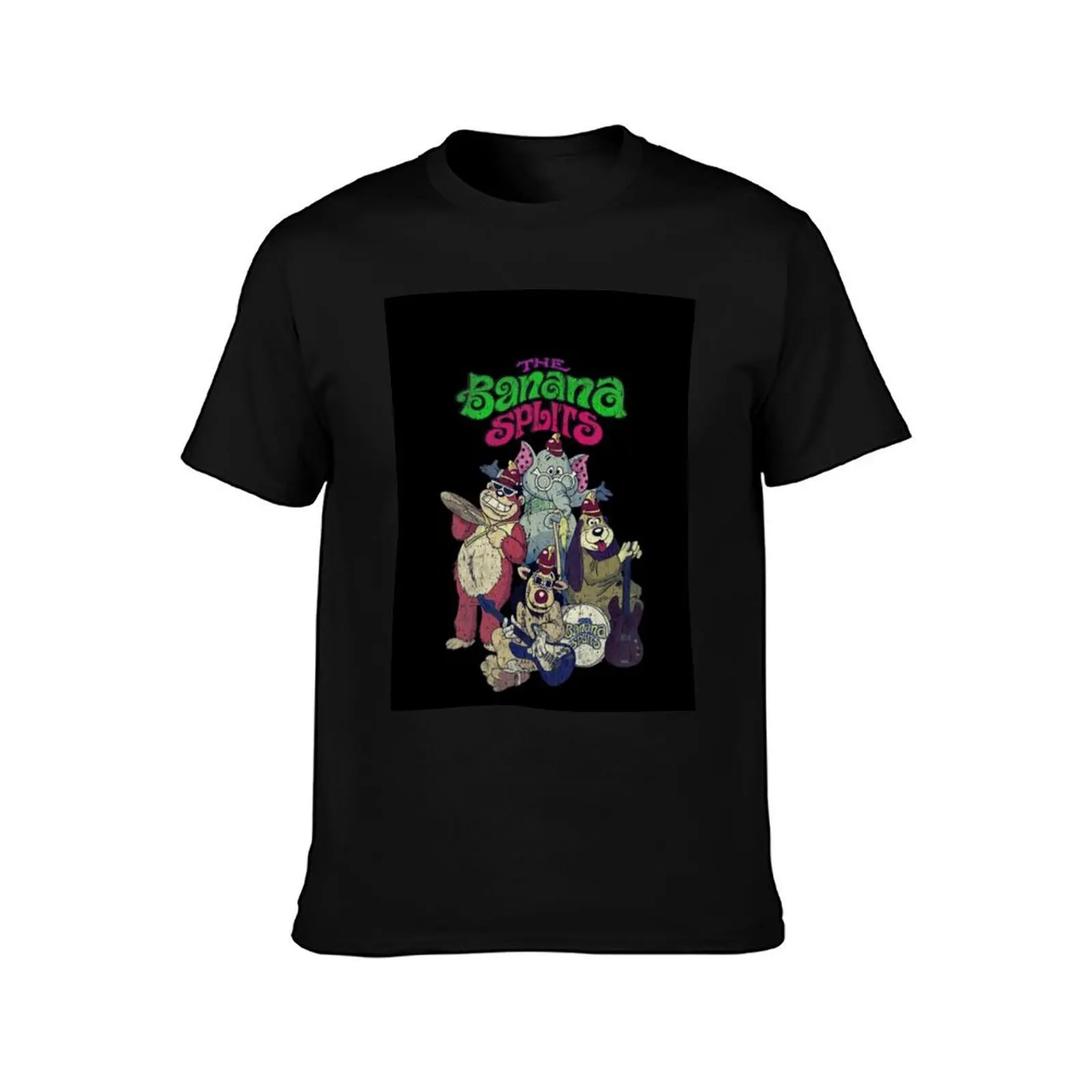 The Banana Splits T-Shirt No Iron Casual Short Sleeve Top T-Shirt