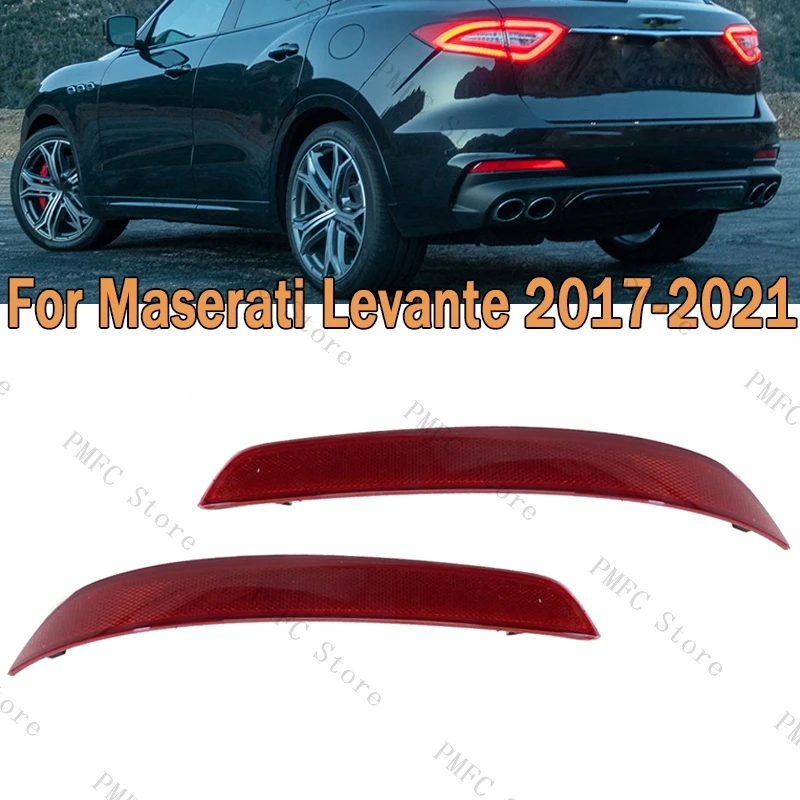 

For Maserati Levante 2017-2021 Car Rear Bumper Brake Light Reflector Light Stop Lamp Warning Brake Lamp 670032732 670032733