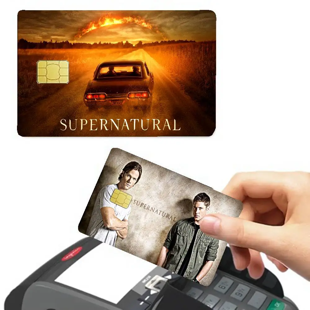 Fantasy Series S-Supernatural Credit Card Skin Stickers for VISA Bank Card Transportation Card Waterproof Sticker Anti-scratch