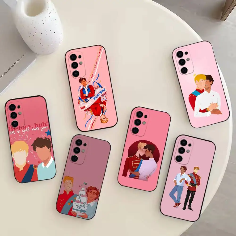 R-Red W-White and royal blue  Phone Case For Samsung S25,S24,S21,S22,S23,S30,Ultra,S20,Plus,Fe,Note,10,9,5G Black Cover