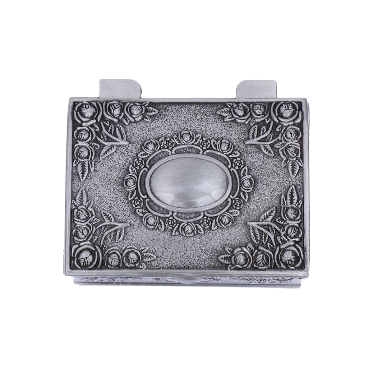 

Vintage Jewelry Box Retro Design Tin Material Case for Women Girls Storage Earrings Necklaces Rings Gifts Birthday Christmas