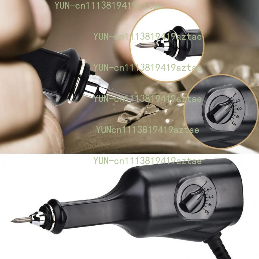Electric Engraving Pen 220V Mini Engraver DIY Handheld Marking Pen for Engraving on Acrylic Metal Replace Tungsten Steel Pen Tip