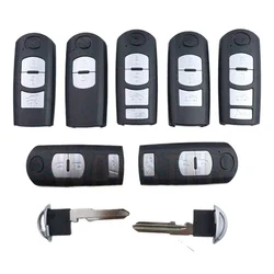 Car Key Shell Case for Mazda 3 5 6 8 CX-3 RX8 Miata CX5 CX7 CX9 CX-5 CX-7 CX-9 MX-5 MX5 Miata RX-8 X-5 Summit Axela Atenza M3 M6