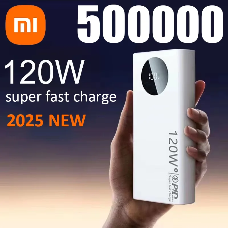 Xiaomi 120 ワット 50000 mAh 高容量パワーバンク急速充電パワーバンクポータブルバッテリー充電器 iPhone サムスン Huawei 社 2024