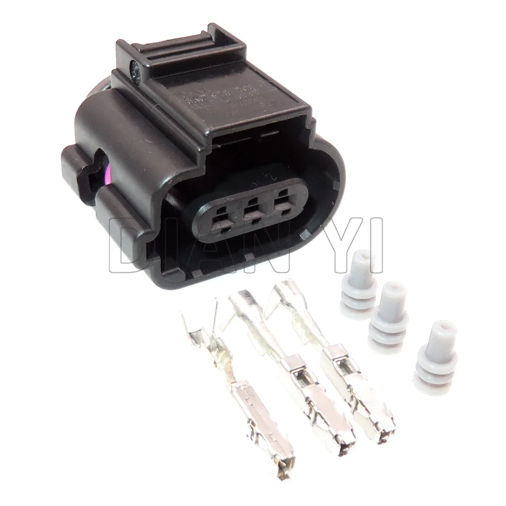 1 Set 3 Way AC Assembly Car Air Conditioner Pressure Switch Plug For VW Auto Plastic Housing Socket 8K0973703 1670588 1670591