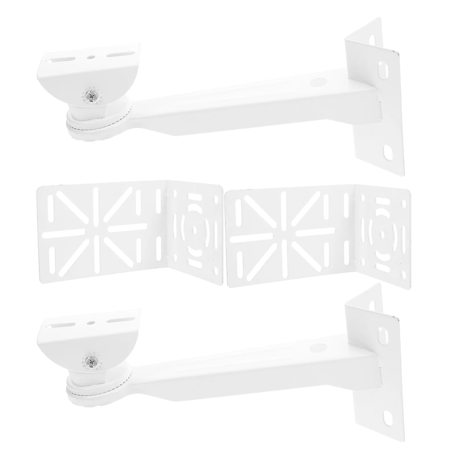 

2 set 2 Sets Stainless Steel Corner Extension Support Adjustable Universal Mounting For Dome Wall