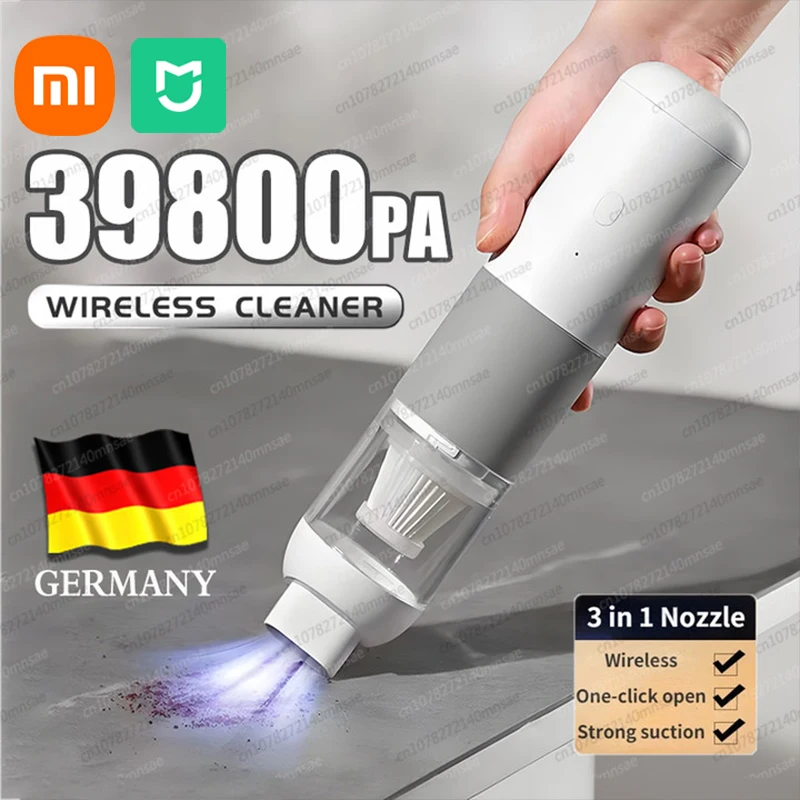 Xiaomi MIJIA 39800PA Wireless Car Vacuum Cleaner High Power 3 in1 Automobile Vacuum Clean Portable Handheld Vacuum Dust Catcher