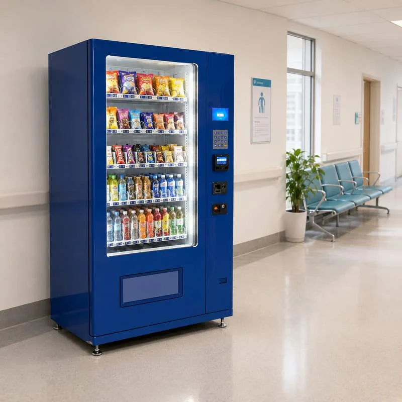 Automatic Snack and Beverage Vending Machine with Cooling System and Flexible Shelves Easy Operation Customized Model