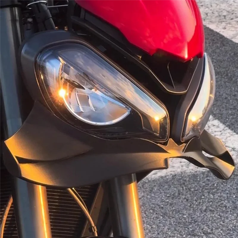 

Motorcycle Wing Front Spoiler Winglet Downforce Aerodynamic For Speed Triple 1200RS 2021-2025