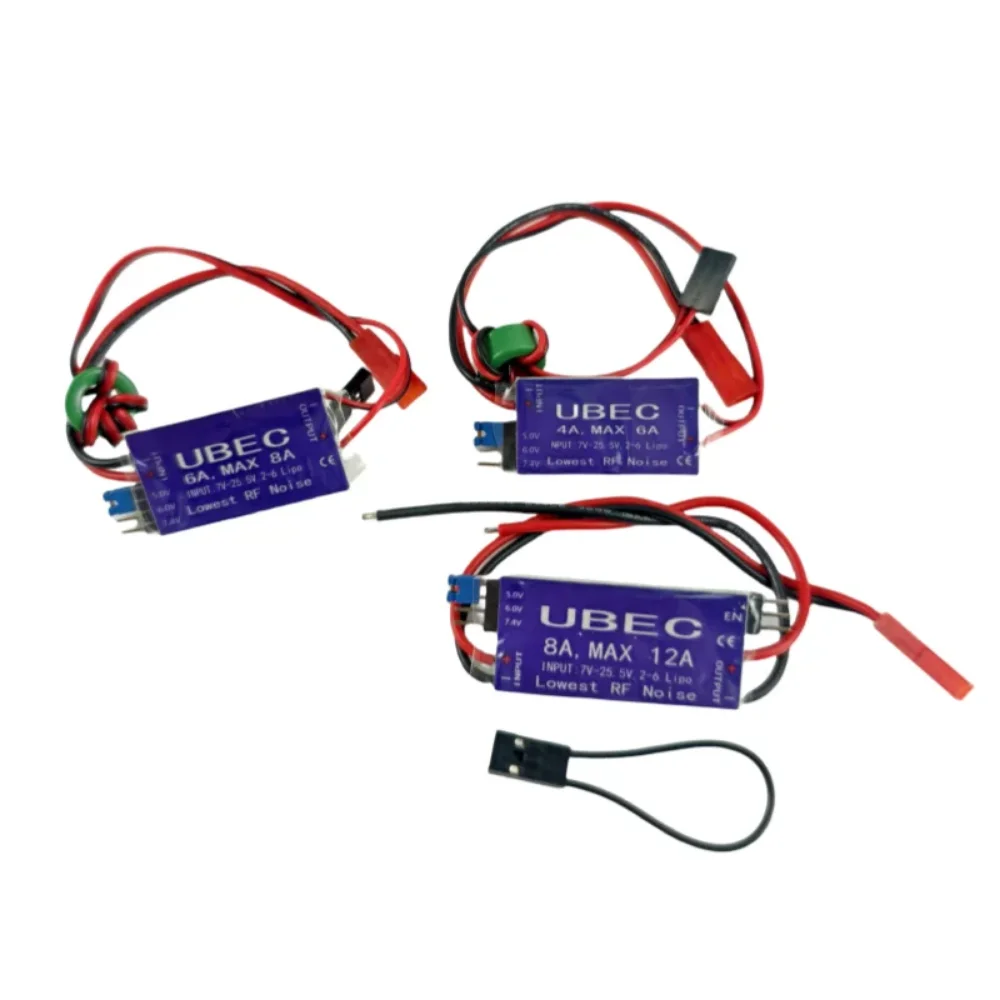 UBEC Model Airplane Voltage Regulator and Step-Down Module, 4A, 6A, 8A, 4-6S Power Supply