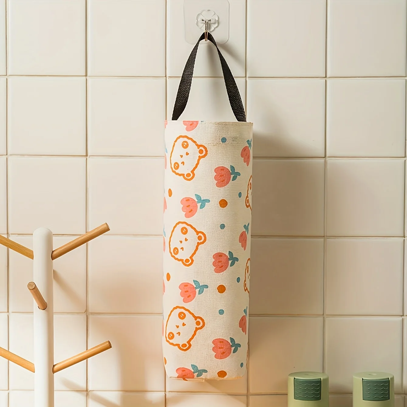 1pc/3pcs Household Kitchen Garbage Bag Organizer Sundries Storage Bag