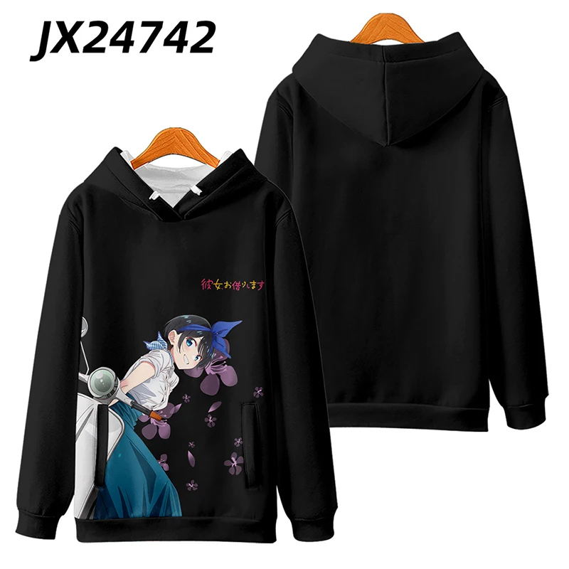 Anime Rent A Girlfriend 3D Print Women/Men Hoodie Sweatshirt Mizuhara Chizuru Ruka Sarashina Sakurasawa Sumi Cosplay Costumes