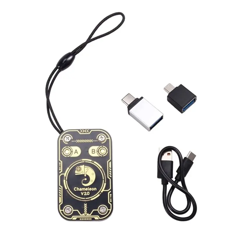 [جديد A09R!】 محاكي قارئ الرقائق الذكية Chameleon Ultra V2.0 RFID 125Khz 13.56Mhz بطاقة فك تشفير NFC الناسخ 4Xuid Key + 3Xuid Card