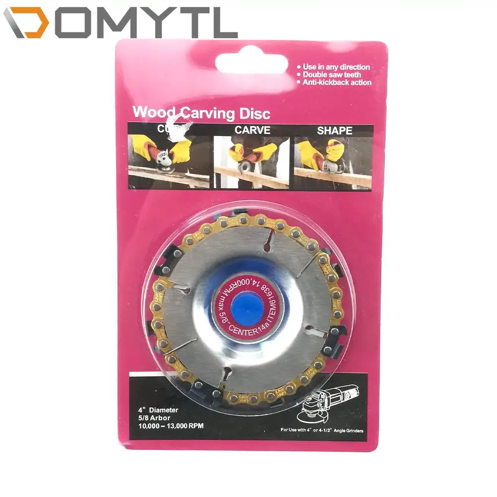 

For 4 inch 7 teeth gold chain disc for angle grinding woodworking chain disc