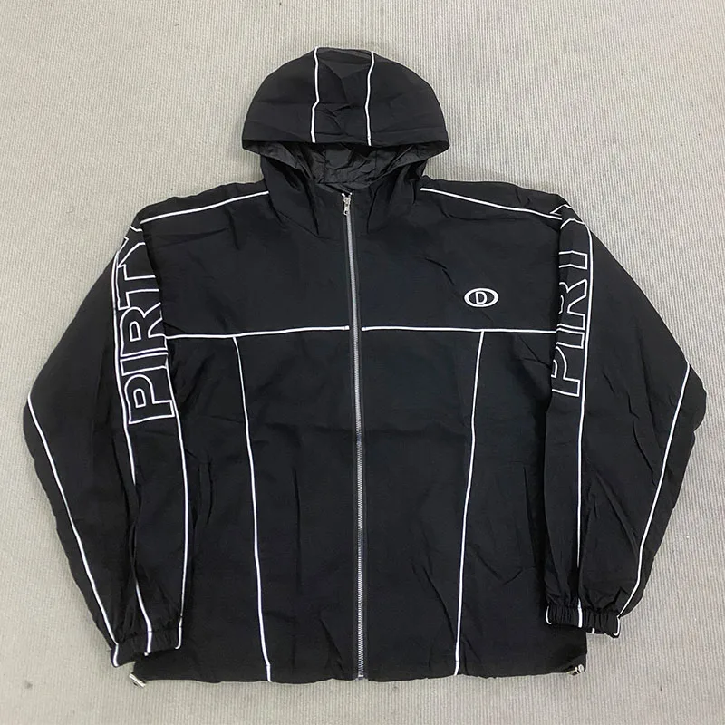 Mode-Trend Herbst Maskierter Hoodie Outdoor Wandern Windjacke Gothic Y2K High Street Punk Grunge Hip Hop Langarm Zipper Mantel