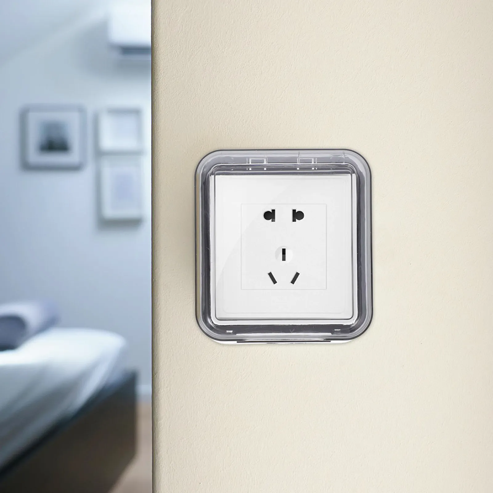 

Plastic Waterproof Outlet Cover Outdoor Plug Protector Wall Mounted Electrical Receptacle Case Weatherproof Socket Cover