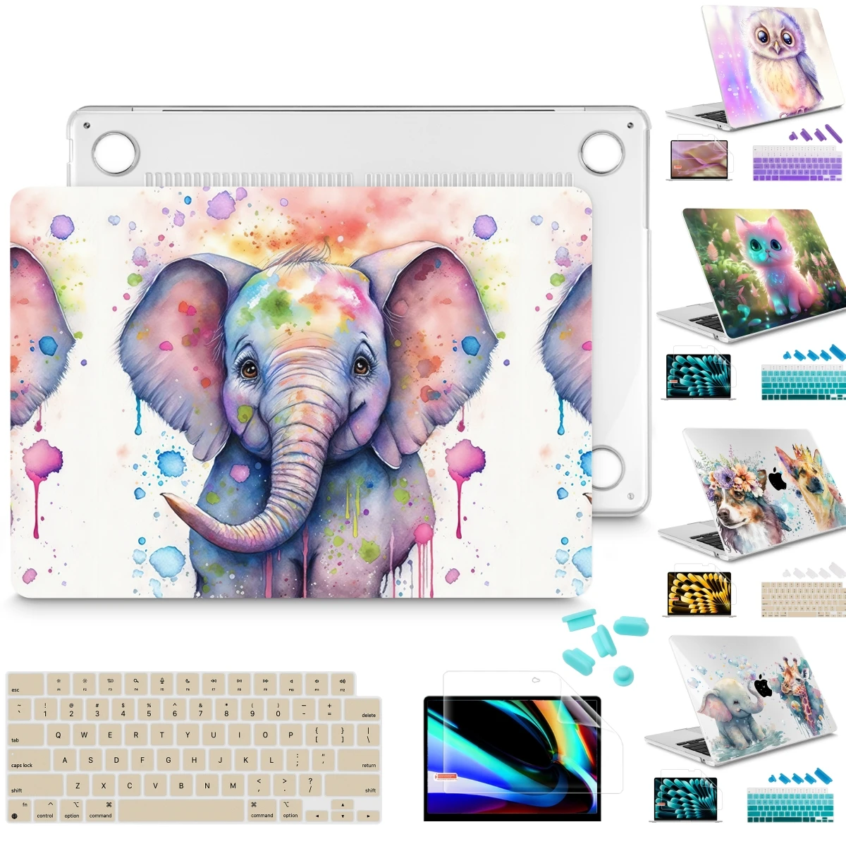 

Cuteness Hard case for MacBook M4 2024 M2 M1 2023 Air 15 13 A2941 A2681 A2337 Pro 13 14 16 A2338 A2779 A2780 A2251 A2289 Pro15