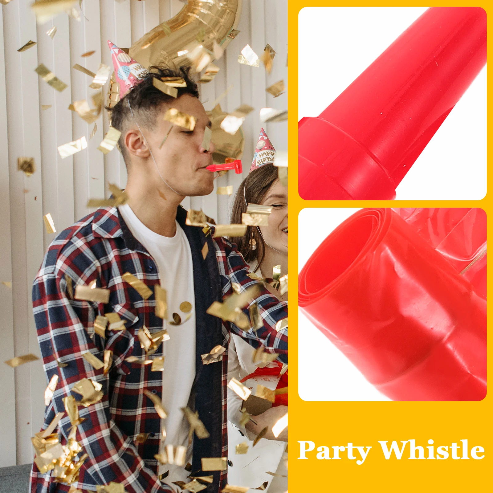 

100 Pcs toy Accessories Party Whistles Blowers Kids Lizard Plastic Snakes Toys