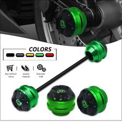 2022 Motorcycle CNC Front Axle Fork Crash Sliders Wheel Protector For VERSYS 650 1000 Versys650 Versys1000 2017-2022 2021 2019