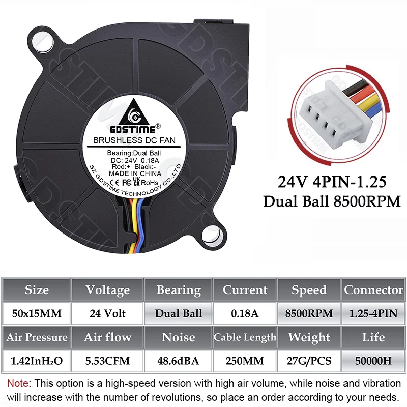 Variant: 24VBall 8500RPM 4PIN