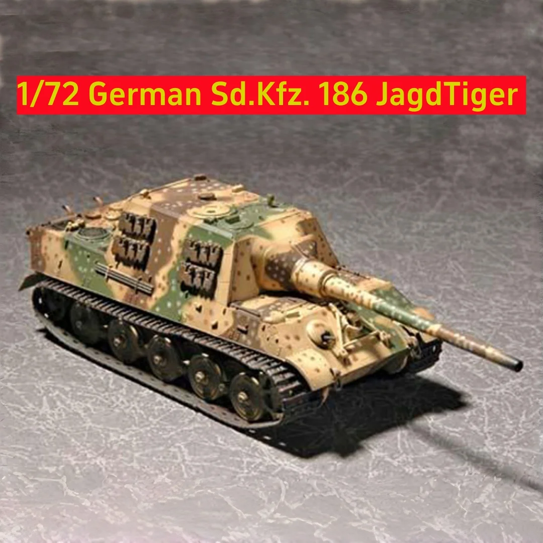 

TRUMPETER 1/72 German JadgTiger Heavy Tank Plastic Assembly Puzzle Model