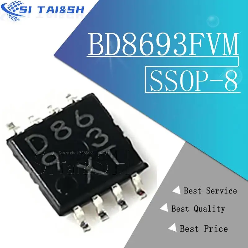5PCS BD8693FVM-HVTR SSOP-8 BD8693FVM SSOP D8693 D86 BD8693 SSOP8