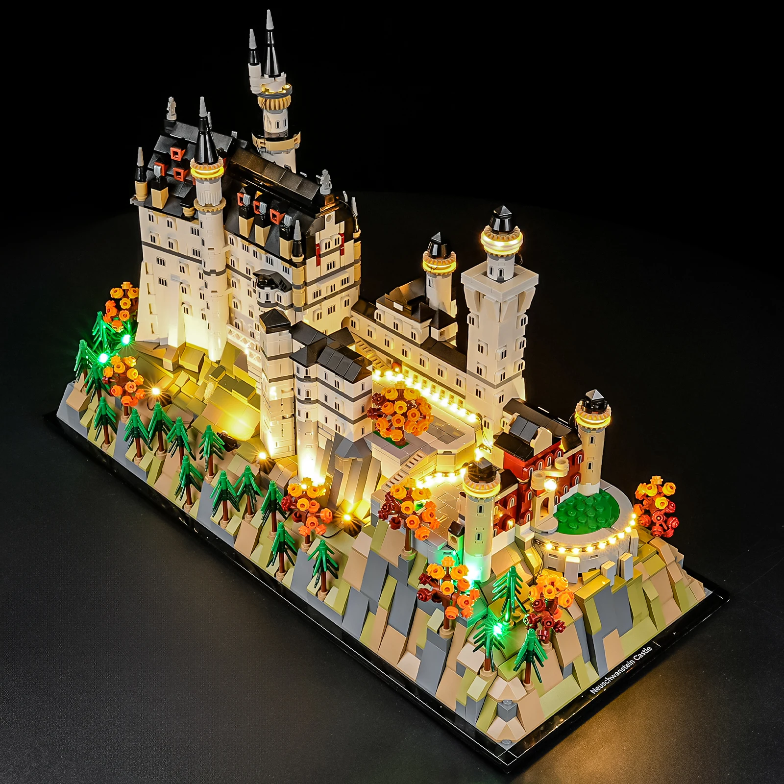 HPROSPER 5V LED Light (sem modelo) para Lego Architecture Neuschwanstein Castle 21063 Lâmpada decorativa com caixa de bateria