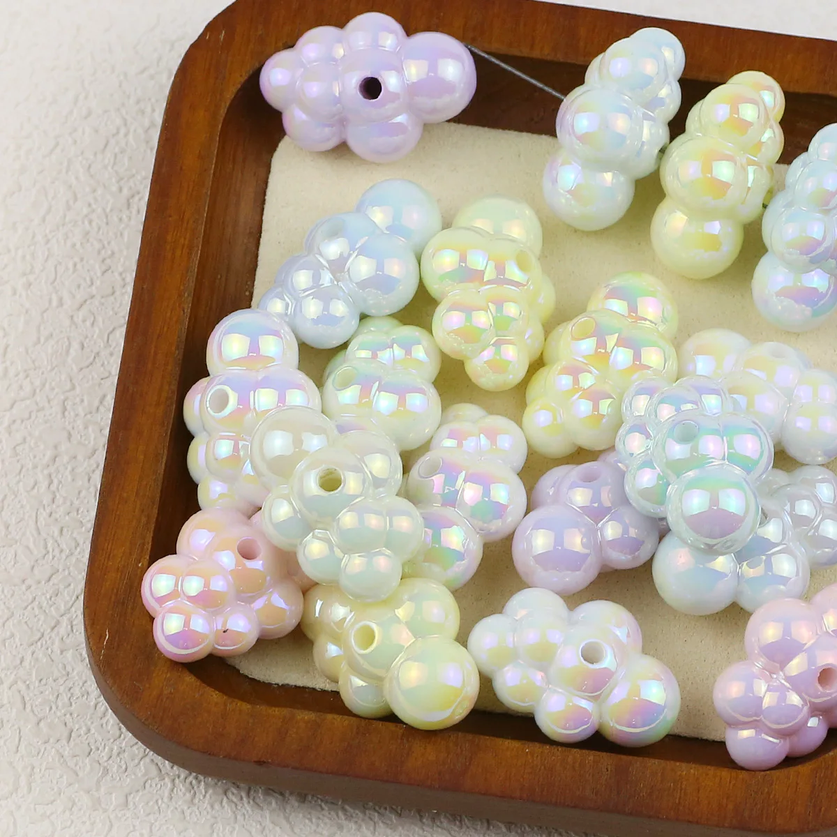 10/20pcs Sweet Pastel Cloud Acrylic Spacer Beads 18x25mm For Jewelry Making DIY Necklaces Bracelets Accessories Craft Supplies