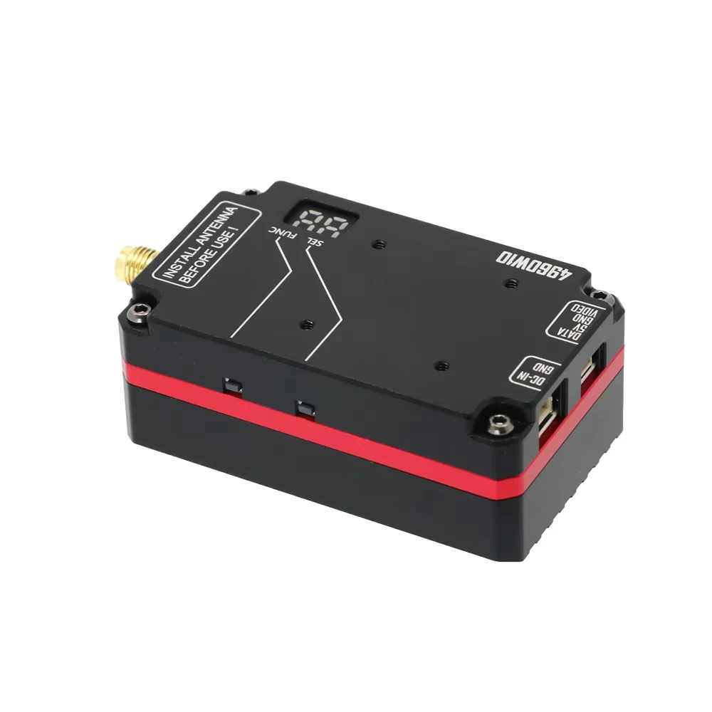 RUSHFPV XSPAN 10W VTX 4.9G-6.0G  10000mW High Power  Transmitter with CNC Aluminum Heat Sink for Stable Long Flight